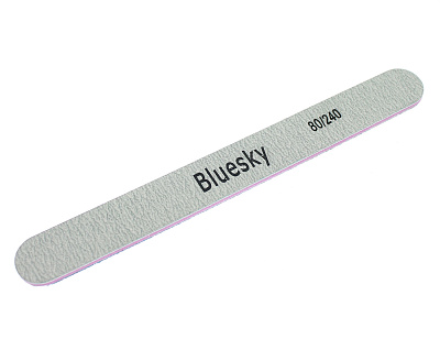 Bluesky, пилка прямая для искусственных и натуральных ногтей 80/240 грит