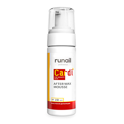 RuNail, Мусс после депиляции Cardi, 150 мл.