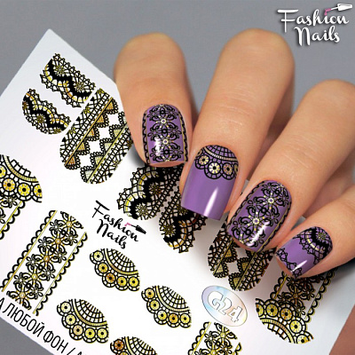 Fashion Nails, Слайдер-дизайн G24