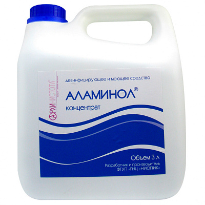 Аламинол, Дезинфицирующее и моющее средство, 3000 мл