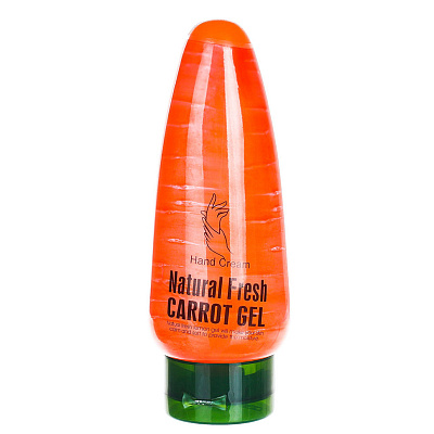 WOKALI, Увлажняющий Смягчающий Крем для рук Natural Fresh CARROT Gel (Морковь), 100 гр