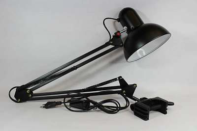 Лампа настольная Desk Lamp, цвет: ЧЁРНЫЙ (крепление струбцина)