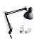 Лампа для идеальных бликов, Desk Lamp MT-811, цвет: ЧЕРНЫЙ (крепление струбцина и подставка)