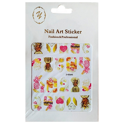 Nail Art Sticker, 2D стикер Z-D3646