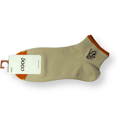 COOC, носки женские, цвет: бежевый, размер 36-38