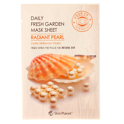 MIJIN Daily Fresh Garden, Тканевая маска Sheet Radiant Rearl (жемчуг)