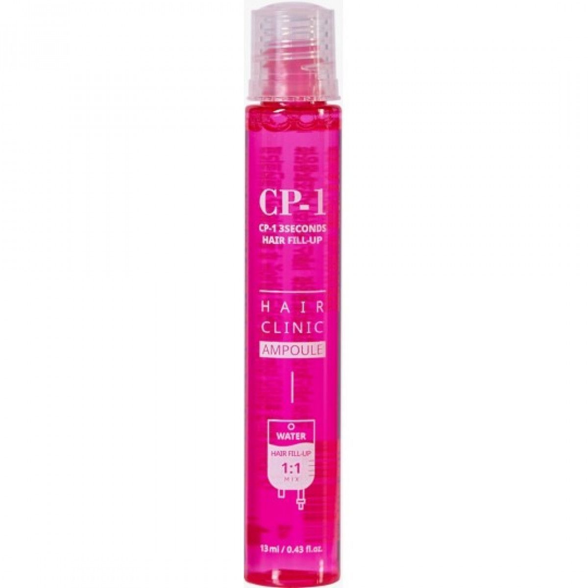 Esthetic House CP-1, Филлер для волос 3 seconds hair fill-up clinic ampoule, розовый (13 мл)