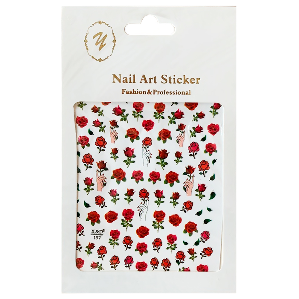 Nail Art Sticker, 2D стикер X&D-197