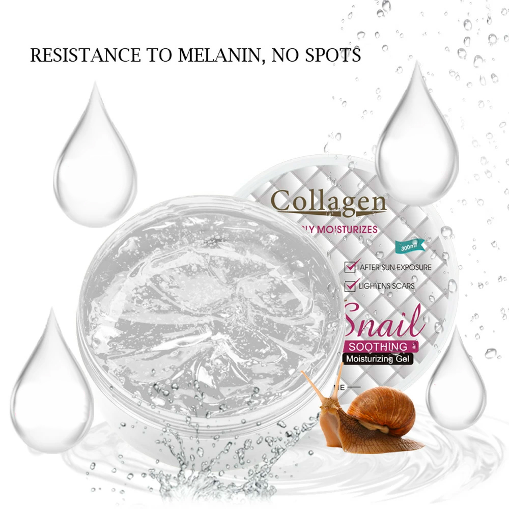 Pei Mei, Гель для лица и тела с Коллагеном и муцином Улитки Collagen Snail Moisturising Gel, 300 г