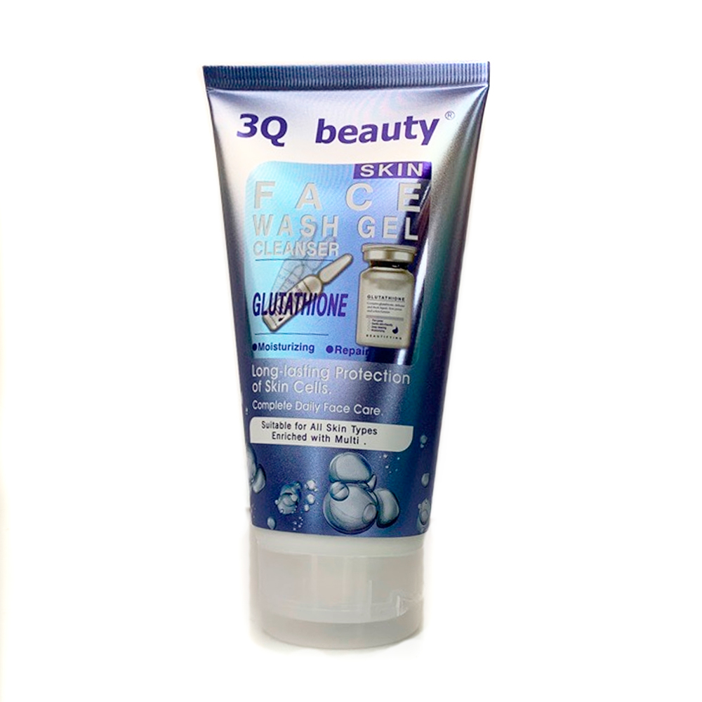 3Q BEAUTY, Гель для умывания Face Wash Gel Glutathione Essence, 150 мл