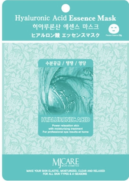 Mijin Essence Mask, Маска тканевая для лица гиалуроновая (23 гр)