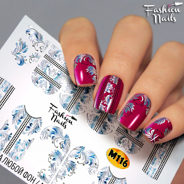 Fashion Nails, Слайдер-дизайн M116