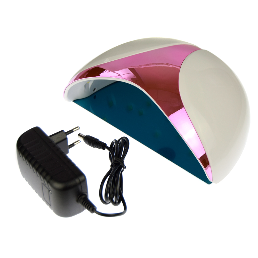 K8, UV/LED лампа 36W (розовая)