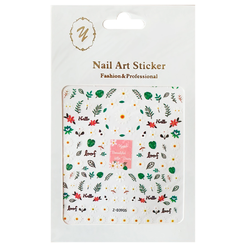 Nail Art Sticker, 2D стикер Z-D3905