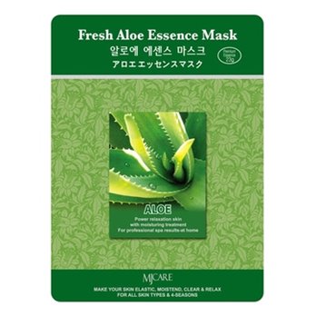 Mijin Essence Mask, Маска тканевая для лица Алоэ (23 гр)