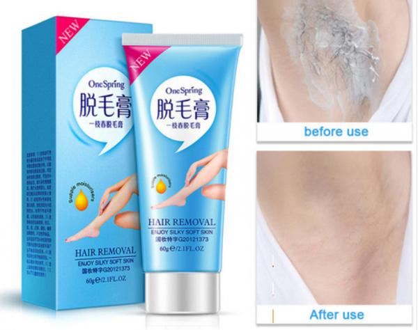 Крем для быстрой депиляции hair removal one spring