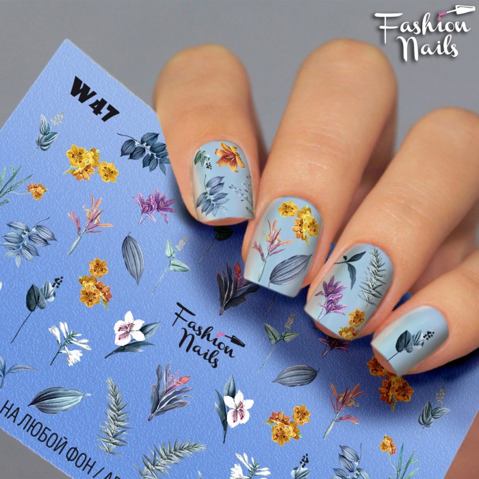 Fashion Nails, Слайдер-дизайн W47