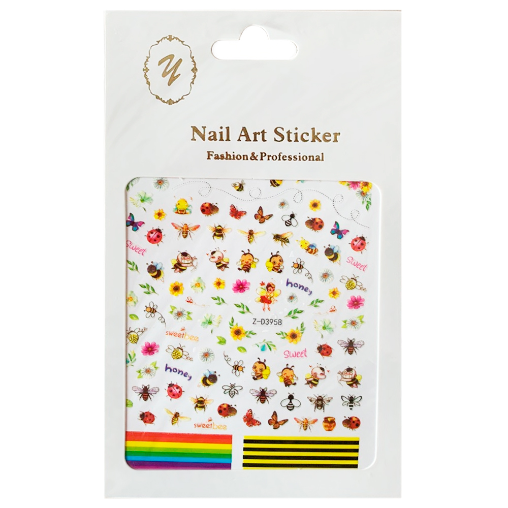 Nail Art Sticker, 2D стикер Z-D3958