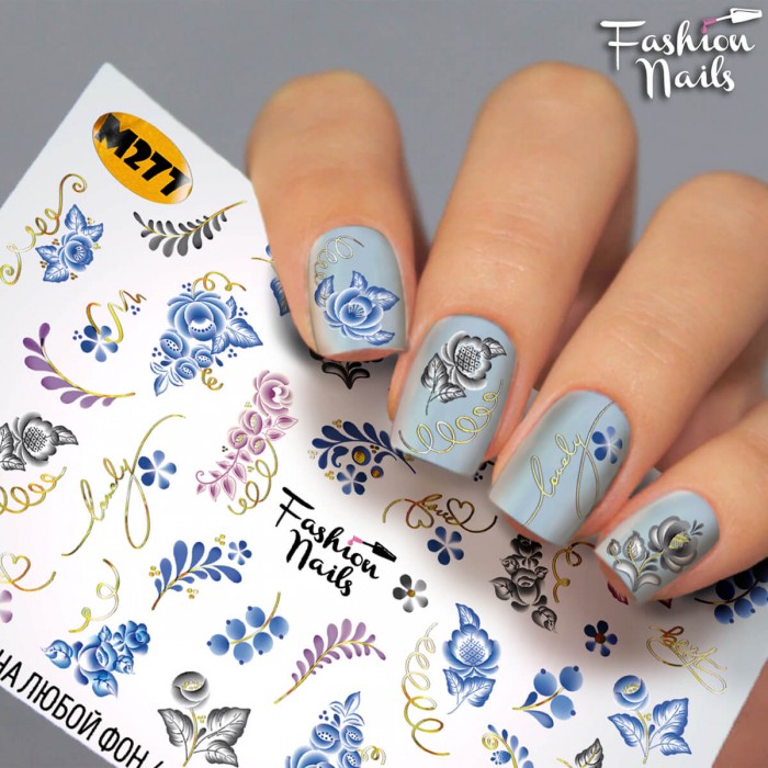 Fashion Nails, Слайдер-дизайн M277