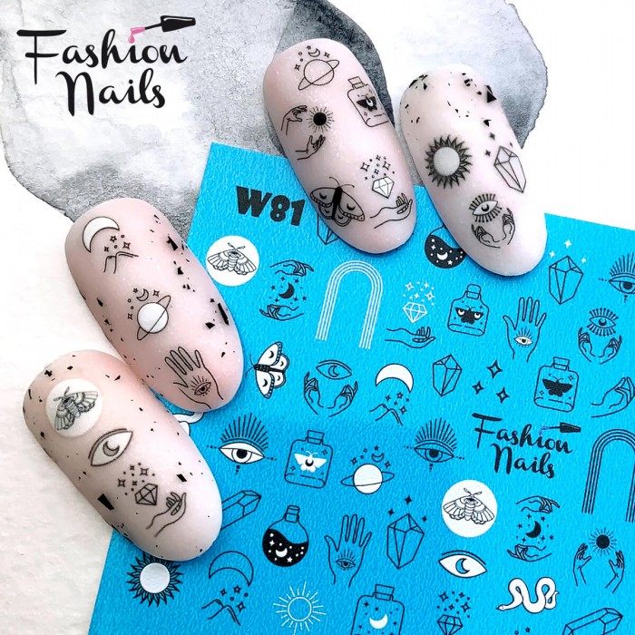 Fashion Nails, Слайдер-дизайн W81