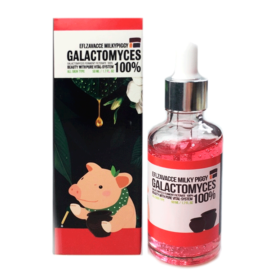 Eflzavacce, Сыворотка для лица с экстрактом галактомисиса Milky Piggy Galactomyces Ferment Filtrate 100%, 50 мл
