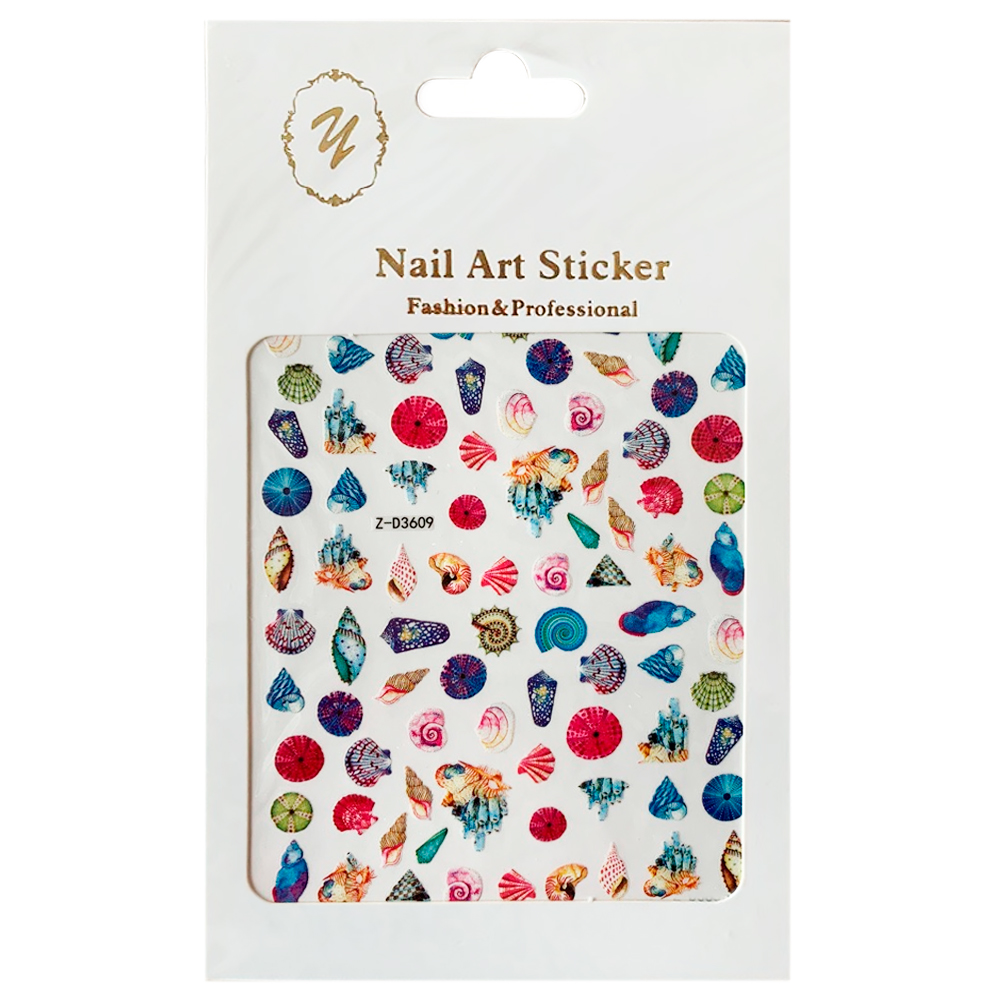Nail Art Sticker, 2D стикер Z-D3609