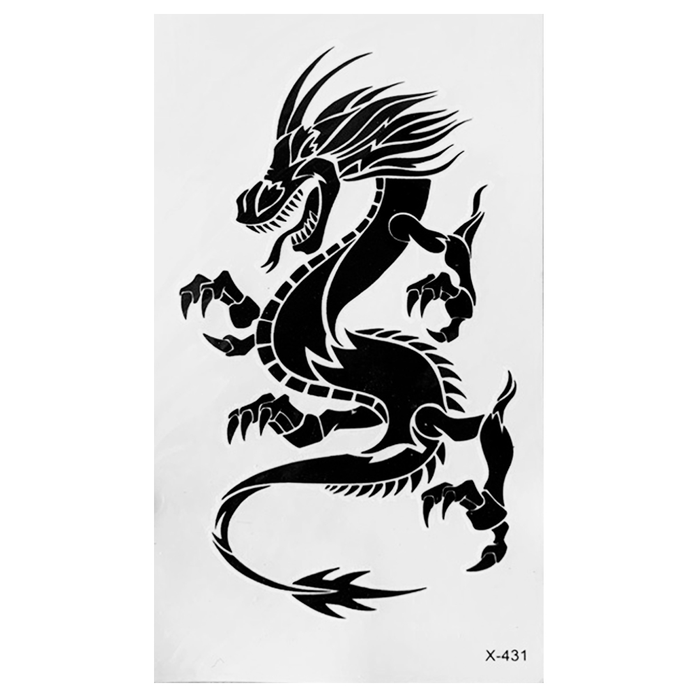 Переводная Татуировка дракон