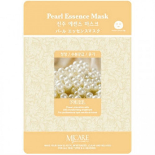 Mijin Essence Mask, Маска тканевая для лица Жемчуг (23 гр)