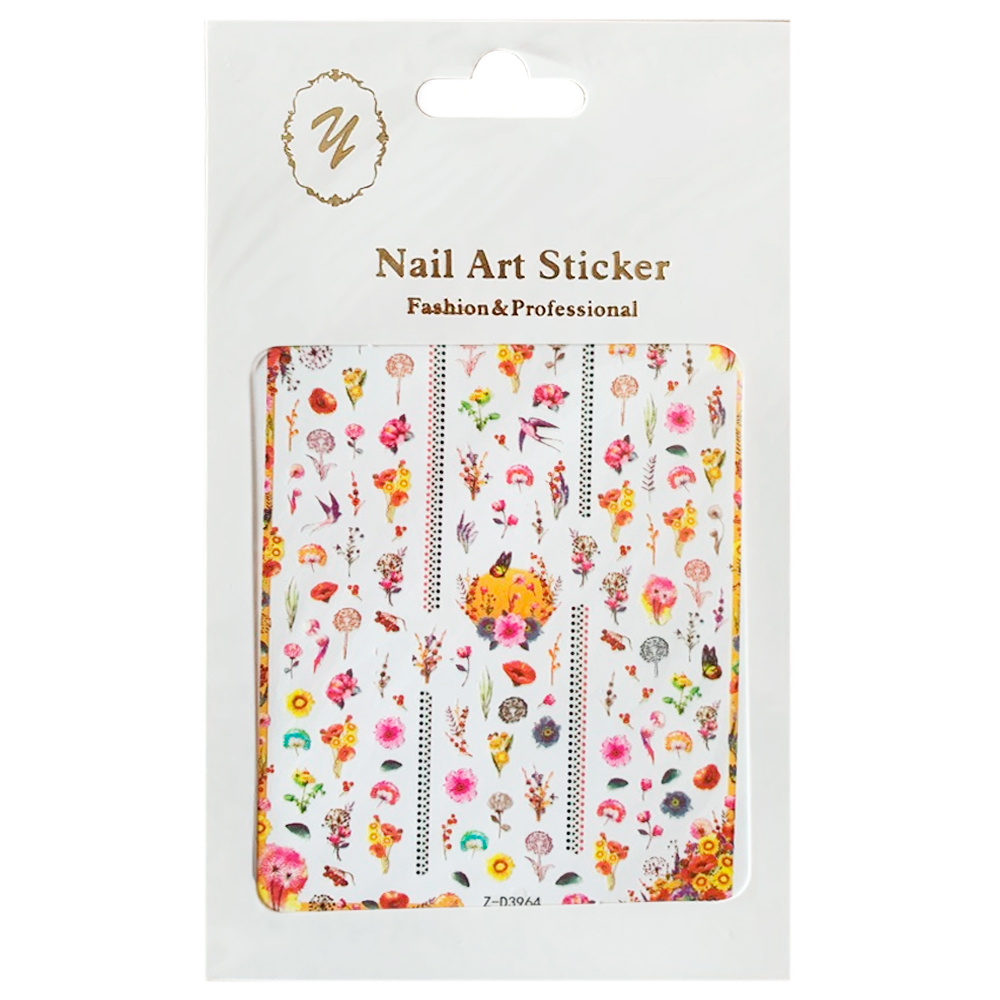 Nail Art Sticker, 2D стикер Z-D3964