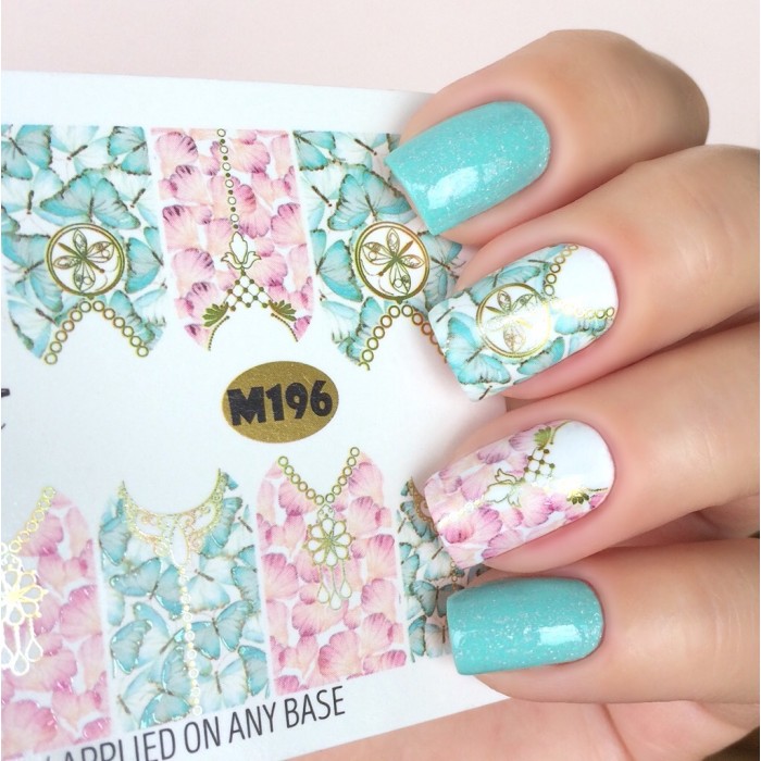 Fashion Nails, Слайдер-дизайн M196