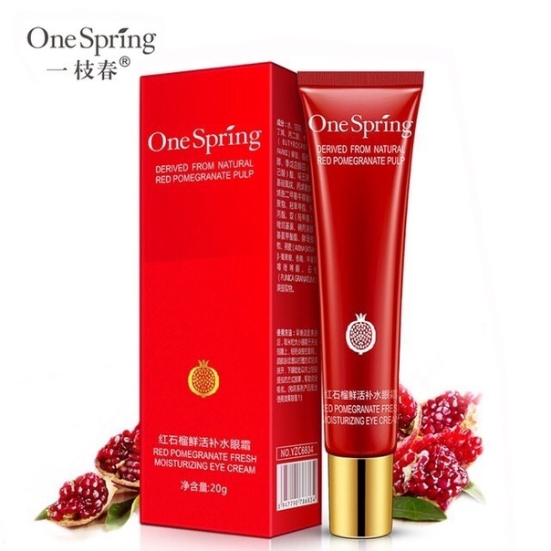 One Spring, Антиоксидантный крем для век «Красный гранат» Red Pomegranate Pupl, 20 г