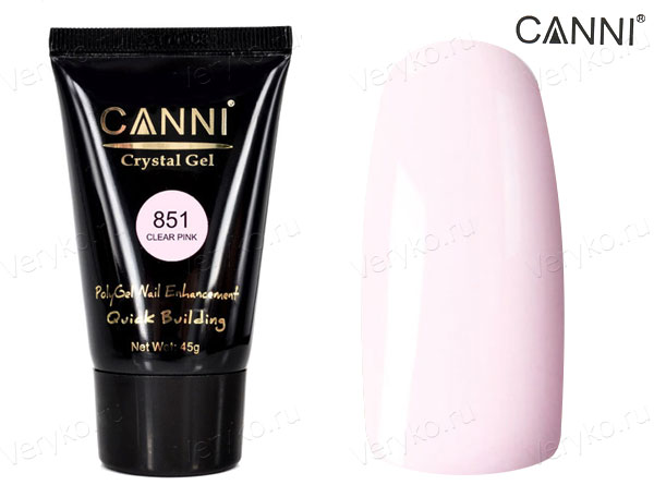 Полигель Canni Crystal №851, 45г