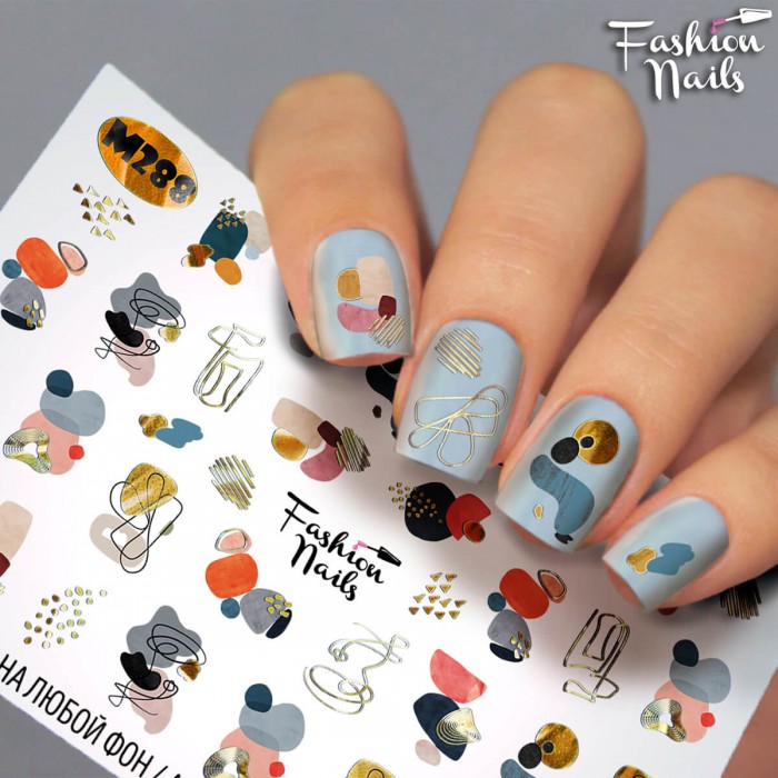 Fashion Nails, Слайдер-дизайн M288