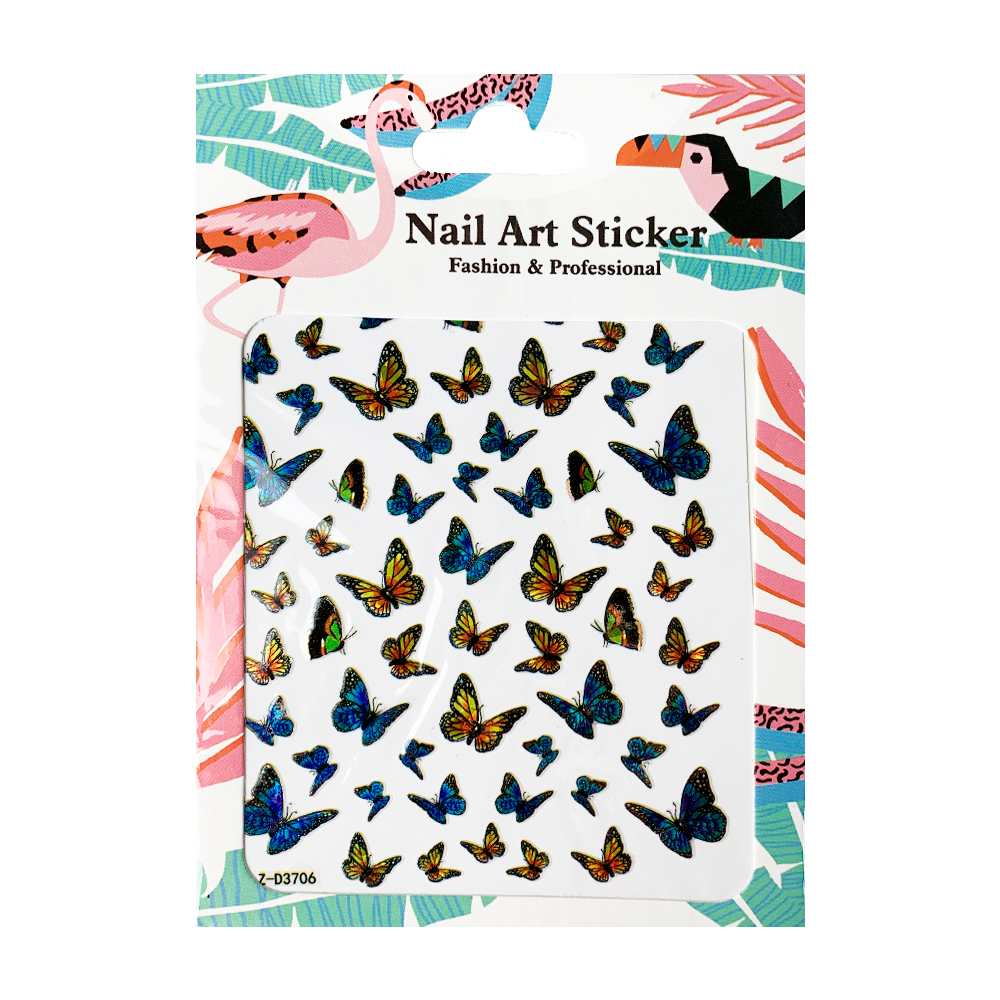Nail Art Sticker, 2D стикер Z-D3706