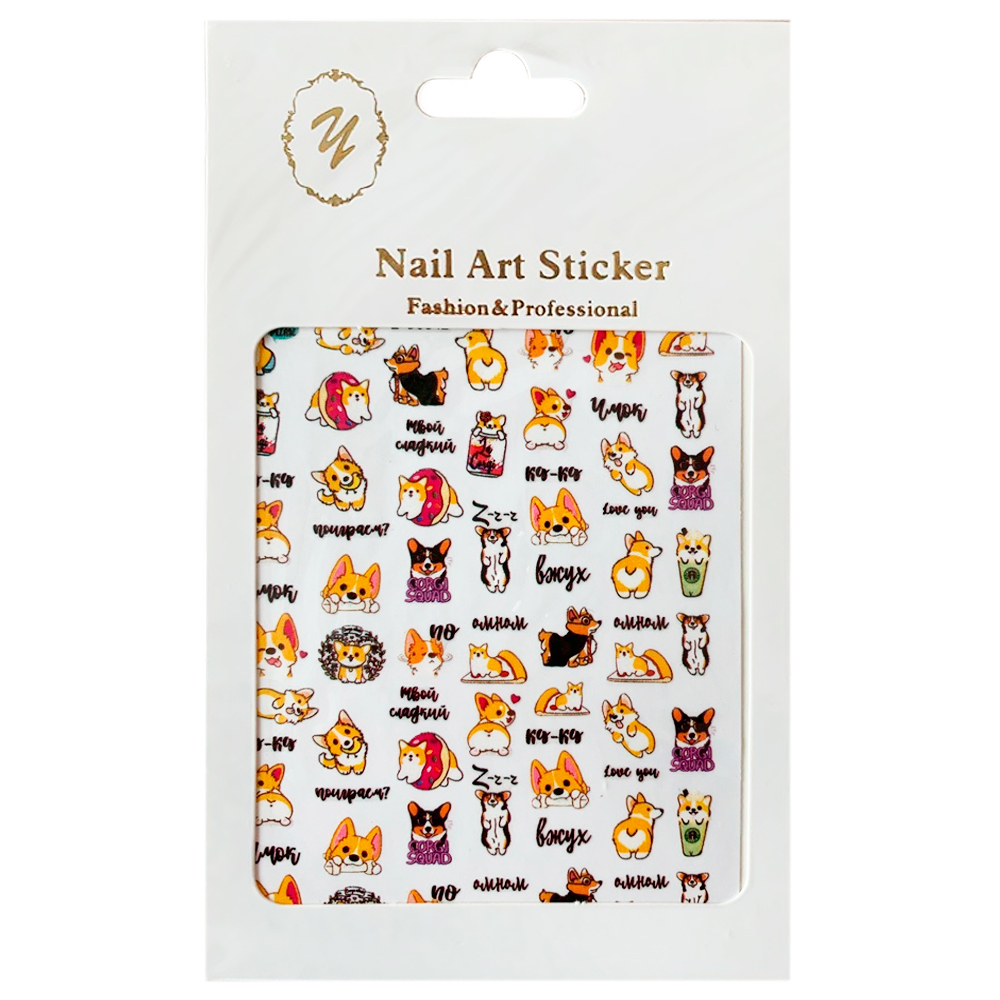 Nail Art Sticker, 2D стикер Z-D3642