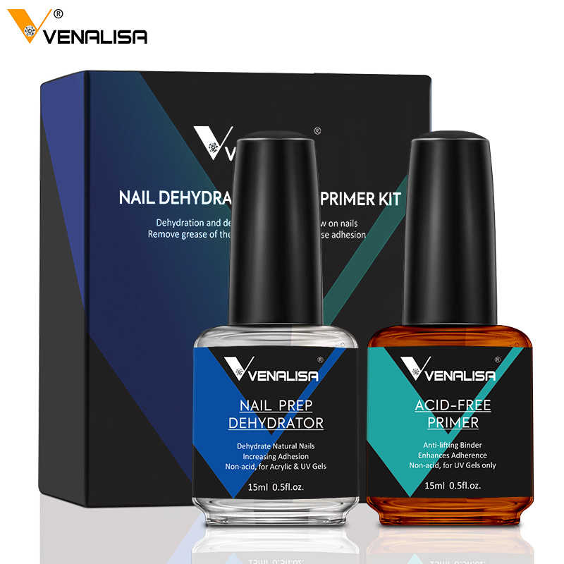 Venalisa, Набор дегидратор и праймер "Nail Dehydrator and Nail Primer Kit " (15мл*2)