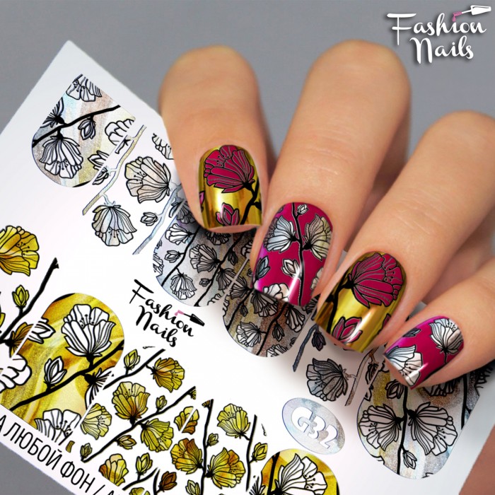 Fashion Nails, Слайдер-дизайн G32