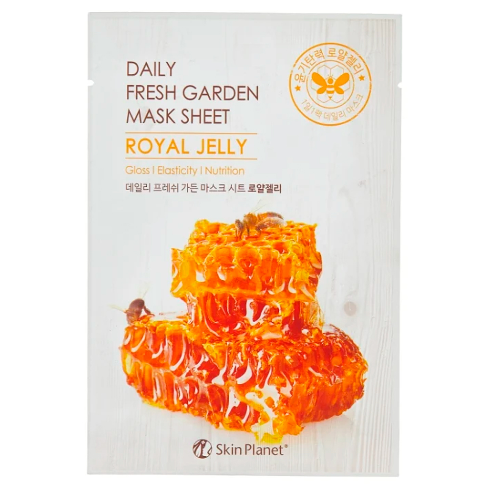 MIJIN Daily Fresh Garden, Тканевая маска Sheet Royal Jelly (маточное молочко)