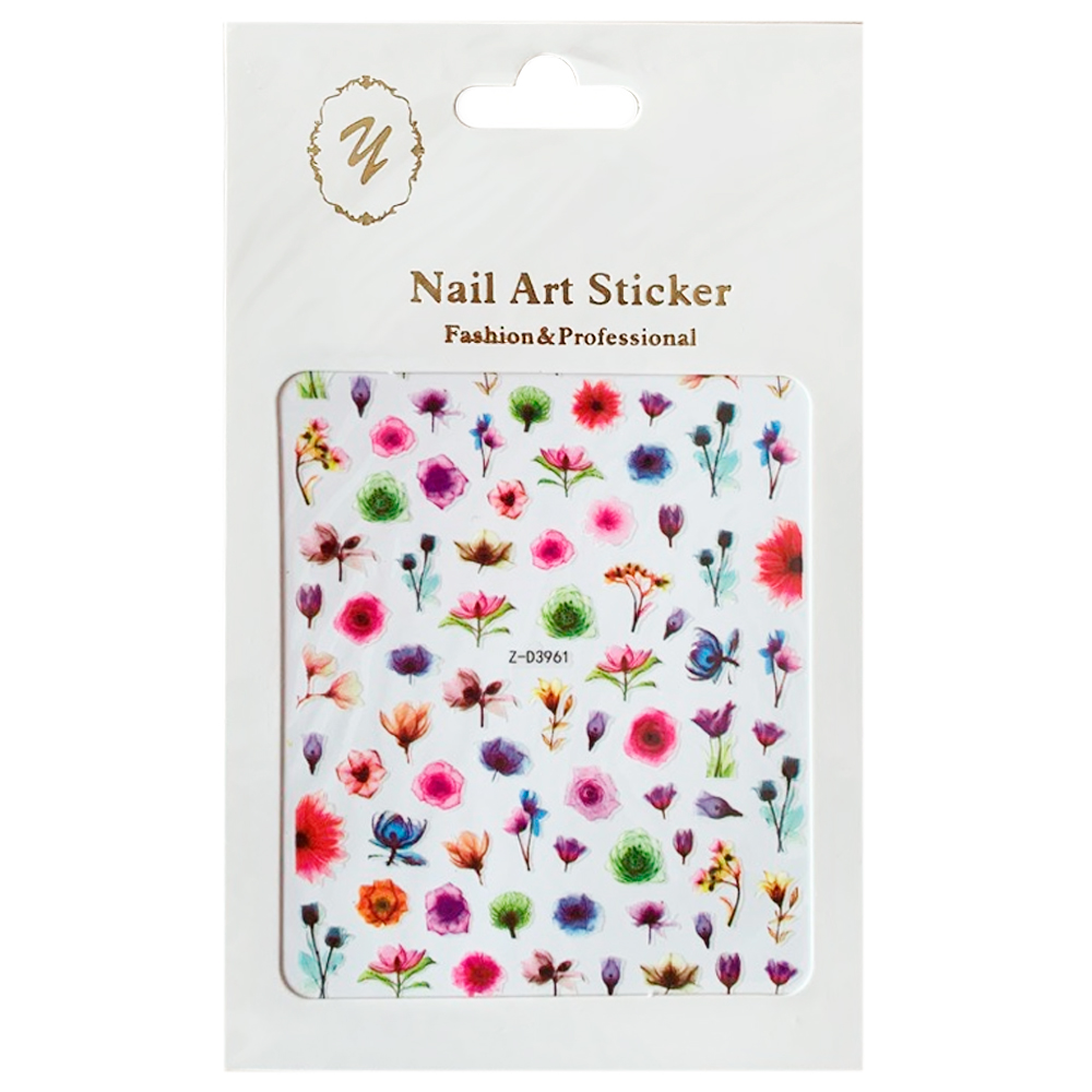 Nail Art Sticker, 2D стикер Z-D3961