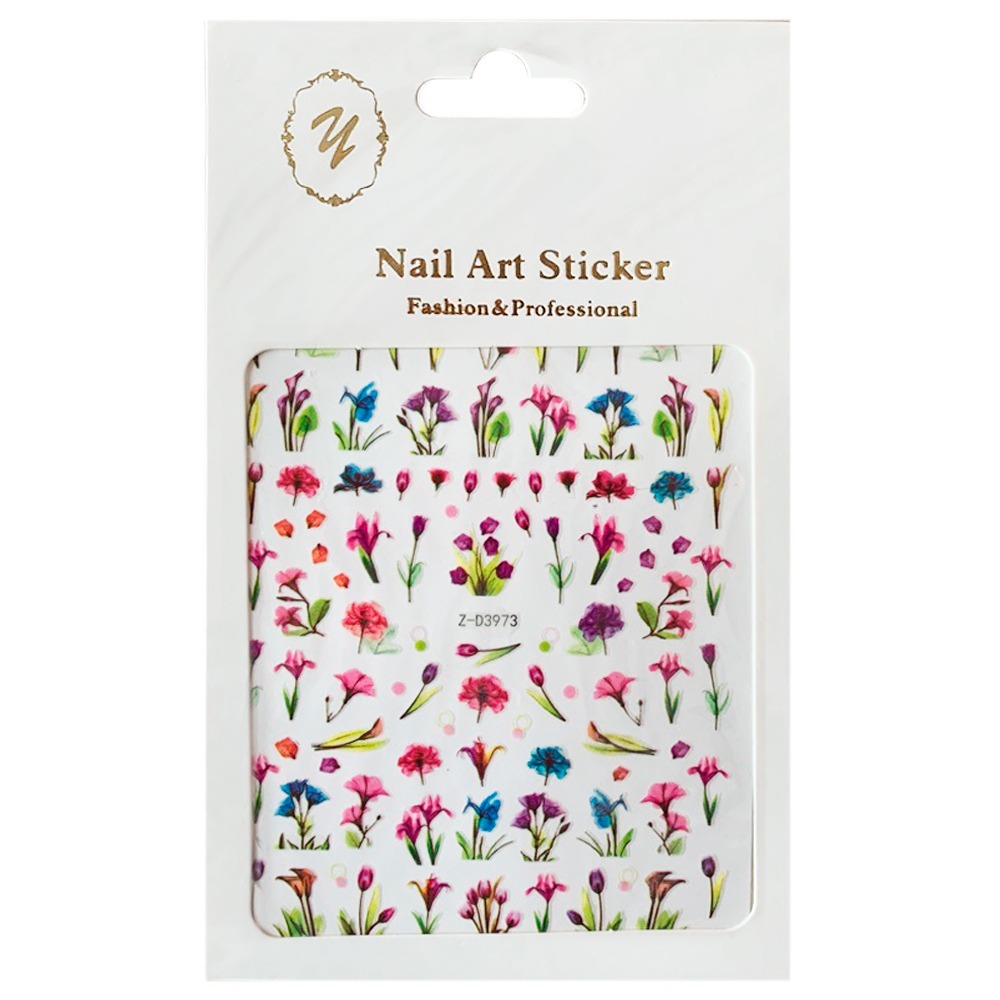 Nail Art Sticker, 2D стикер Z-D3973