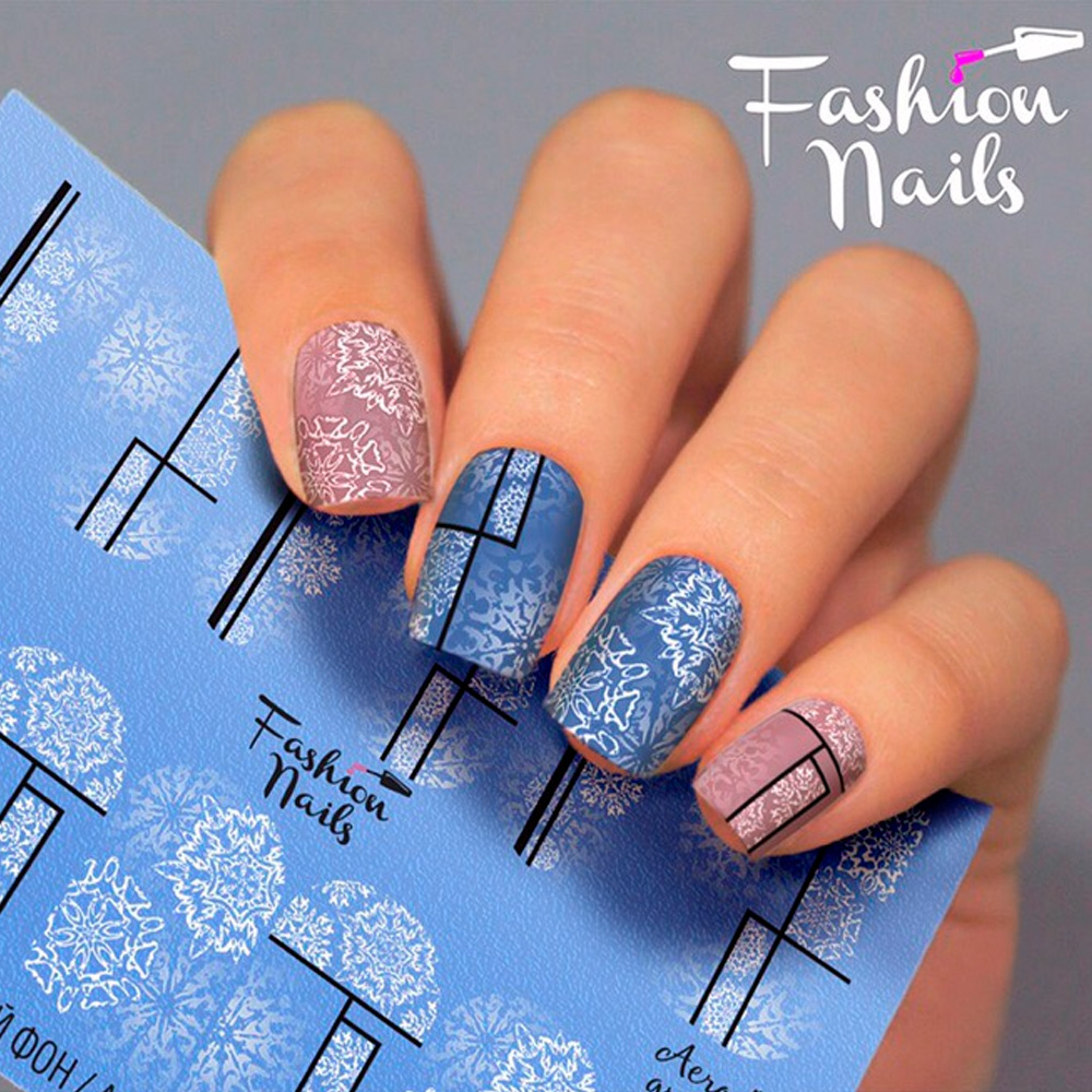 Fashion Nails, Слайдер-дизайн Aerography 45