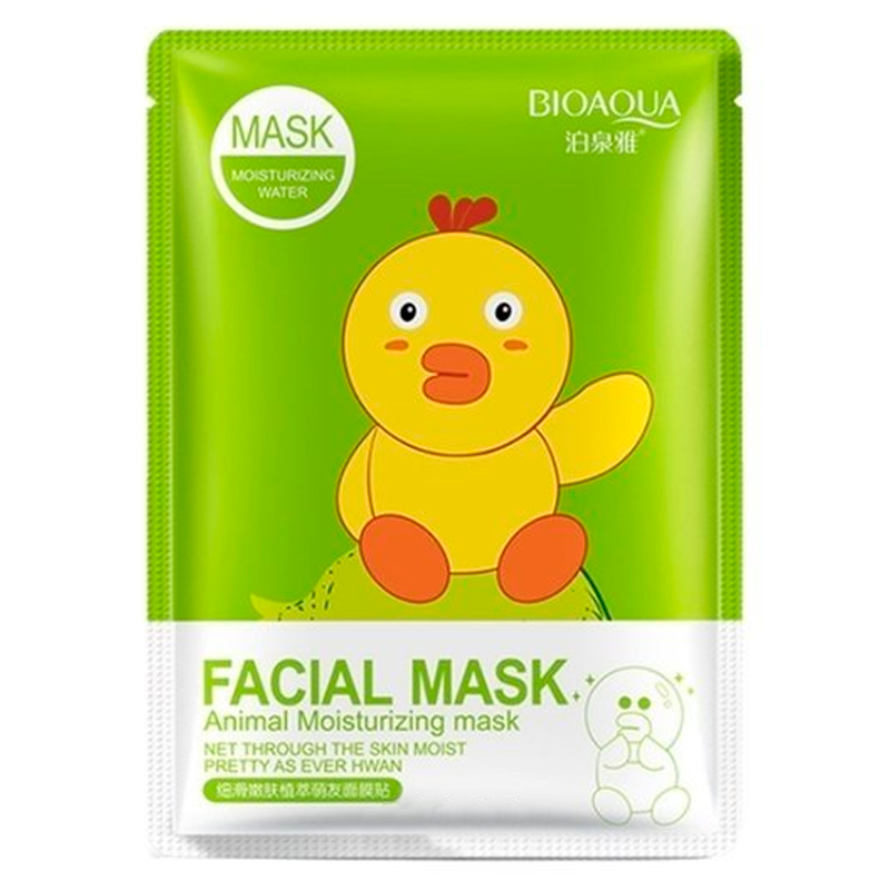 BIOAQUA, Увлажняющая маска для лица с экстрактом граната Facial Mask Animal Moisturizing, 30г