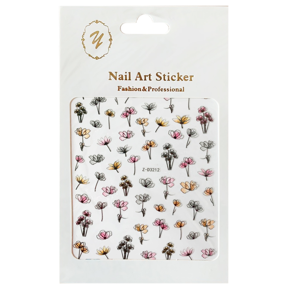 Nail Art Sticker, 2D стикер Z-D3212