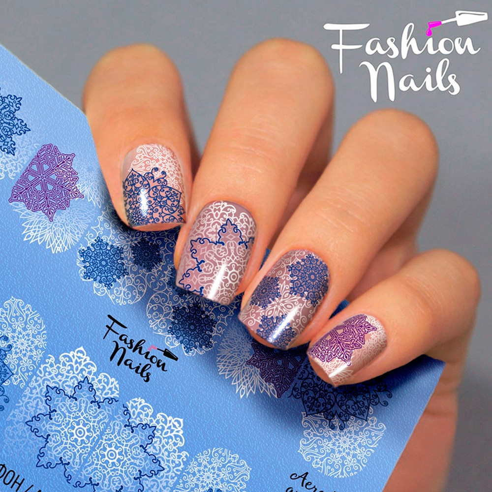 Fashion Nails, Слайдер-дизайн Aerography 42