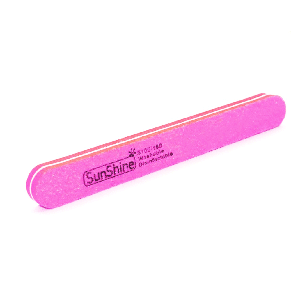 Шлифовщик (универсальный, розовый, прямой, 100/180), SunShine
