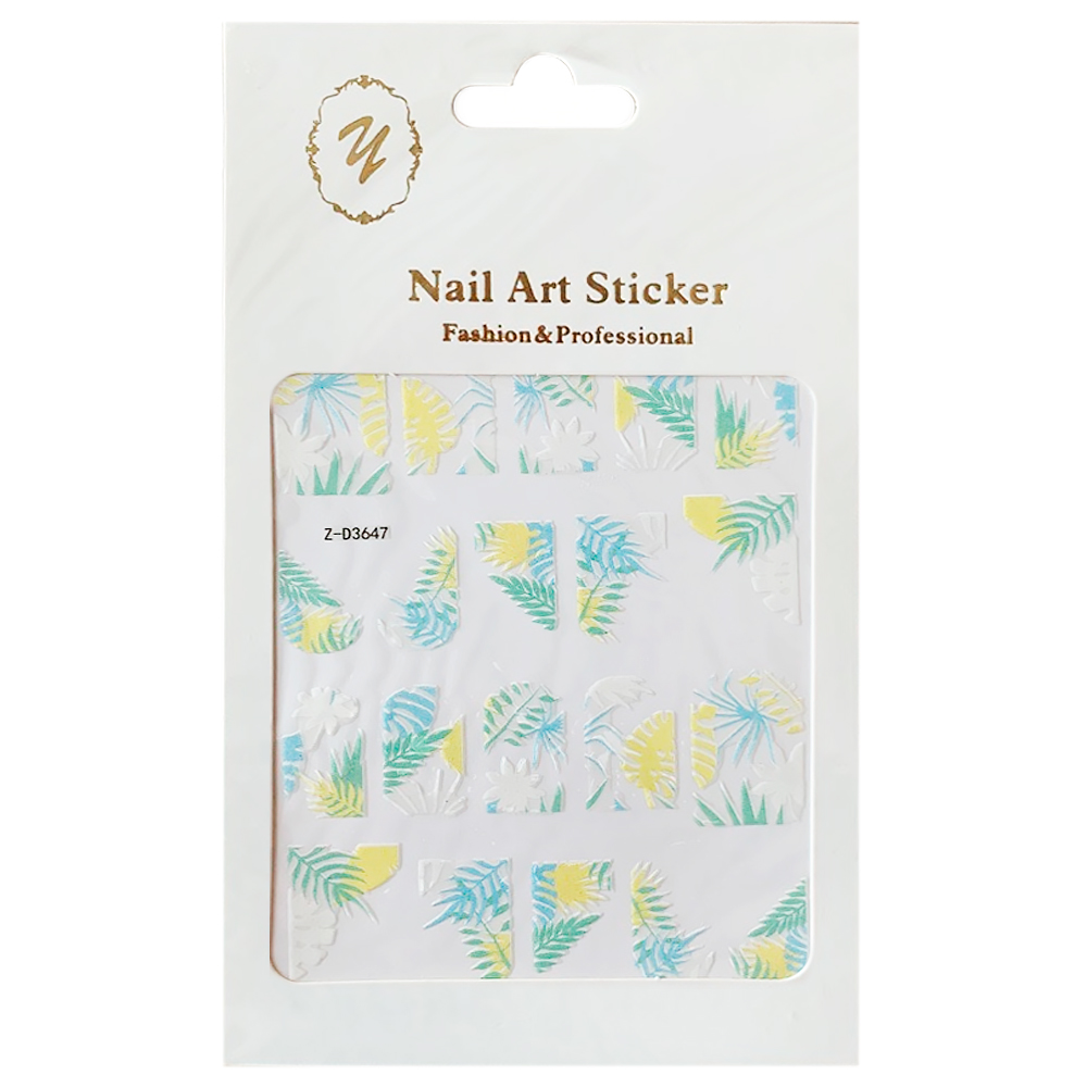 Nail Art Sticker, 2D стикер Z-D3647