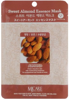 Mijin Essence Mask, Маска тканевая для лица sweet Almond (23 гр)