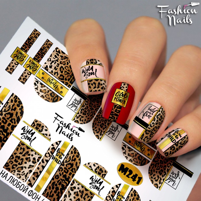 Fashion Nails, Слайдер-дизайн M241