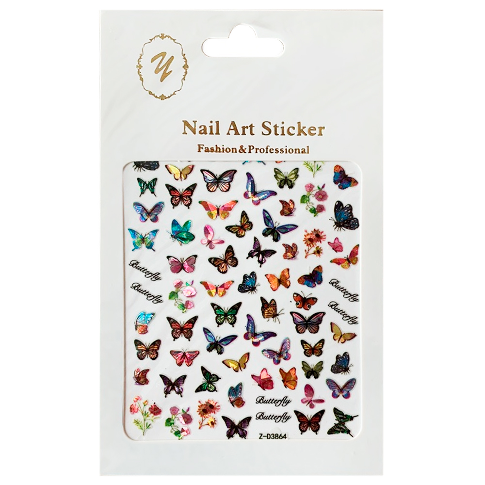 Nail Art Sticker, 2D стикер Z-D3864