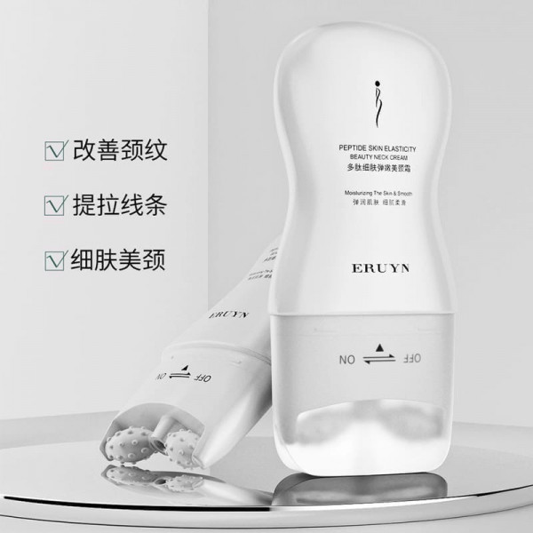 ERUYN, Крем-роллер для лица и шеи Peptide Skin Elasticity Beauty Neck Cream, 110 г